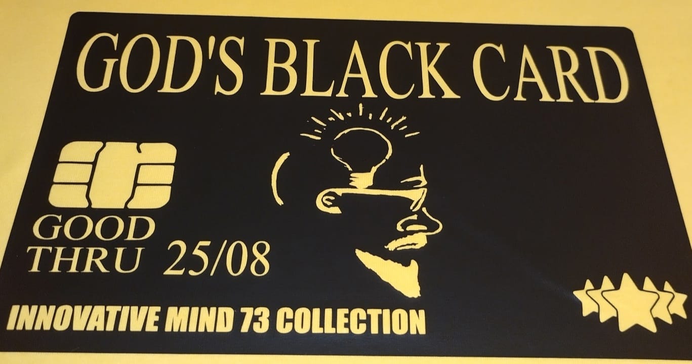 GOD's Black Card Shirt 