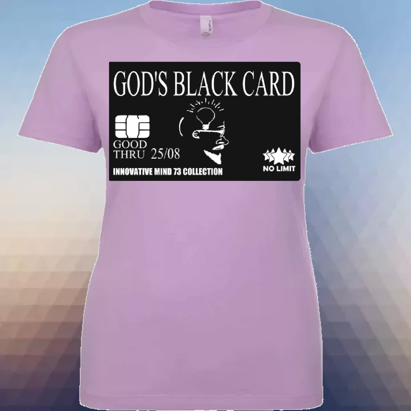 GOD's Black Card on Pink